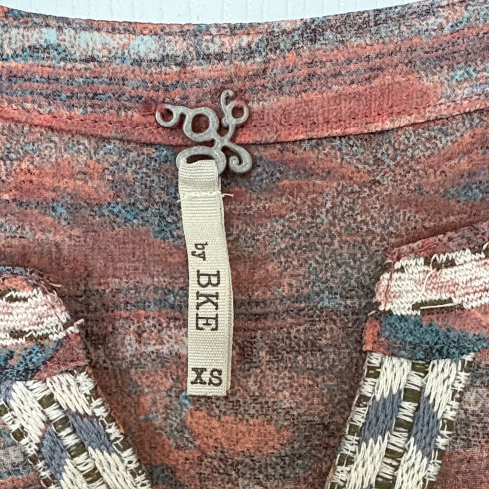 Bke Multicolor Patterned Blouse - image 2